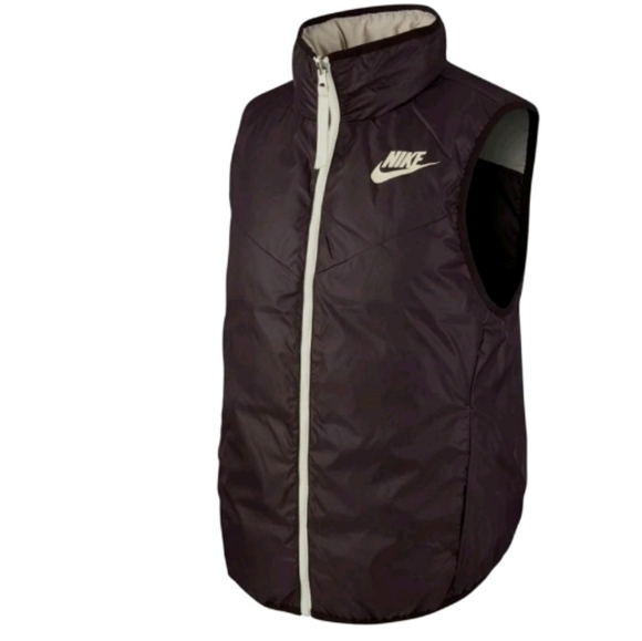 Nike Womens Down Windrunner Puffer Vest Size Large Reversible - Picture 2 of 14